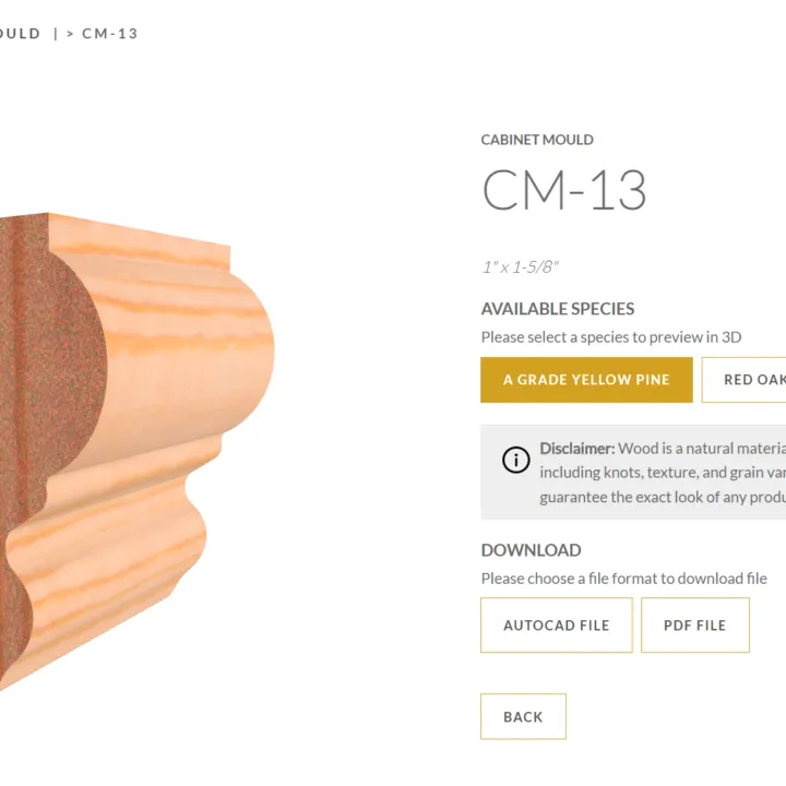 3D Wood Mould Modelling for Wilson Plywood