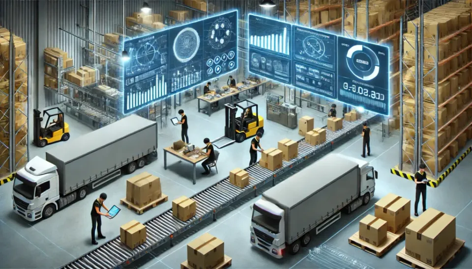 Warehouse and supply chain distribution operations run on Odoo ERP
