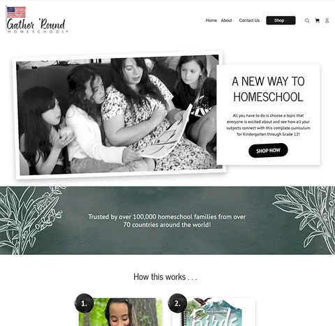 Gather 'Round Homeschool project screenshot