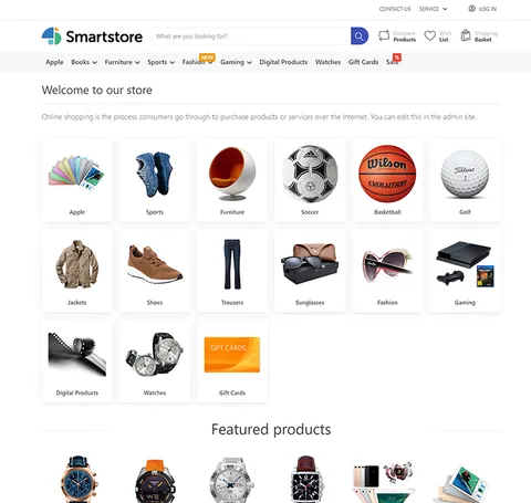 Smart Store powered Retail Store project screenshot