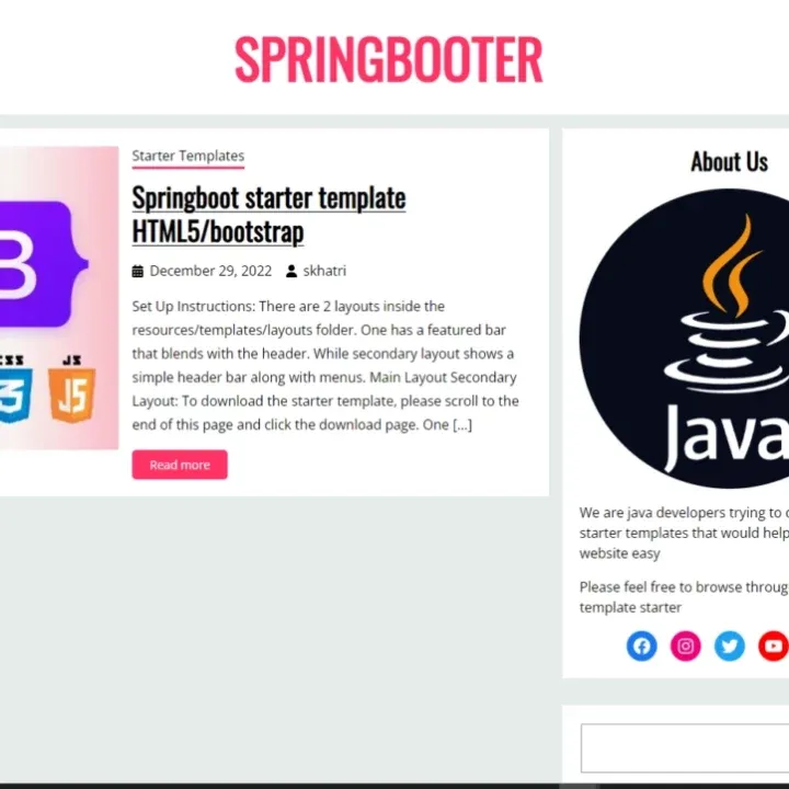 SpringBoot Blog