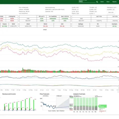 StockUtil Analytics Portal project screenshot